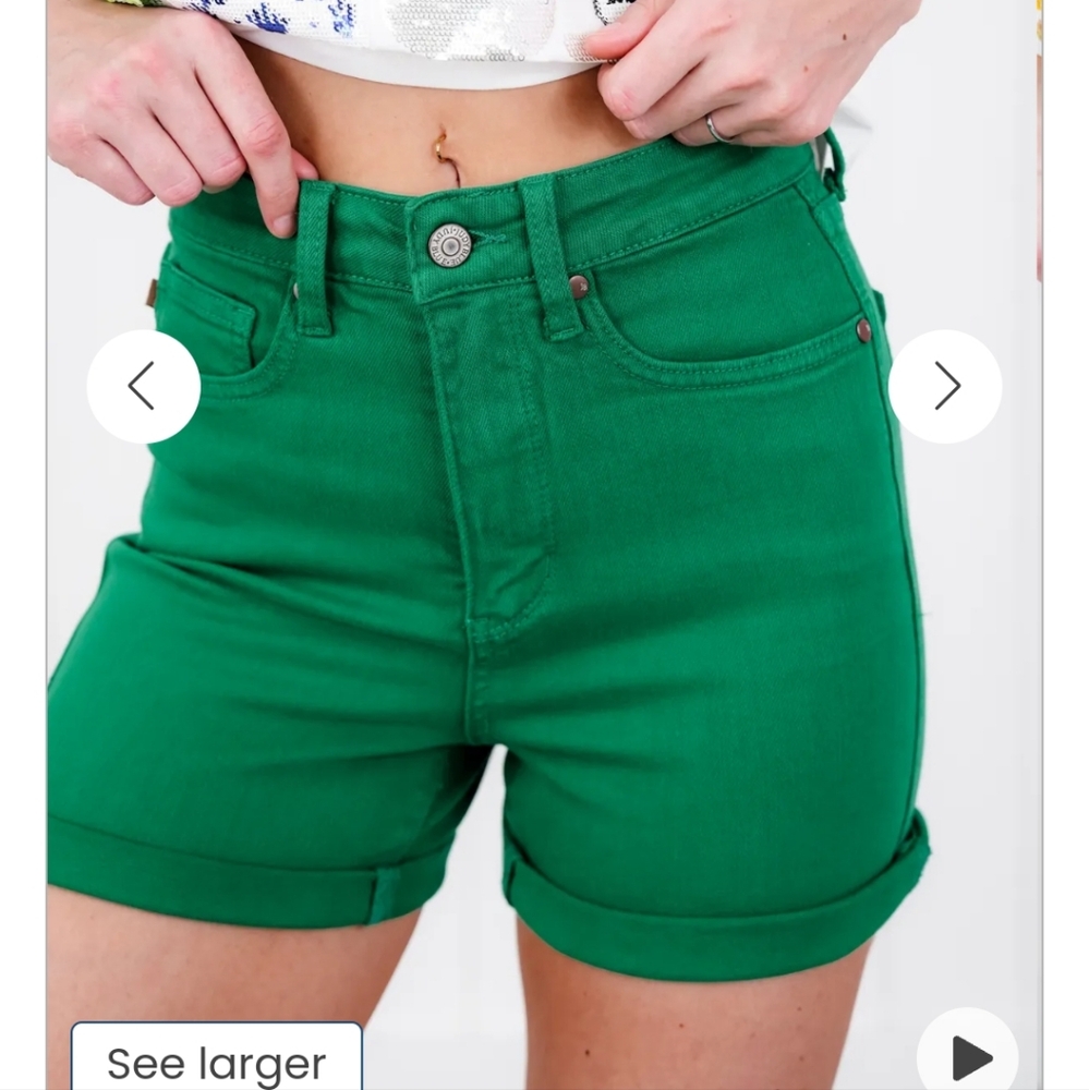 Judy Blue Tummy Control Jean Shorts